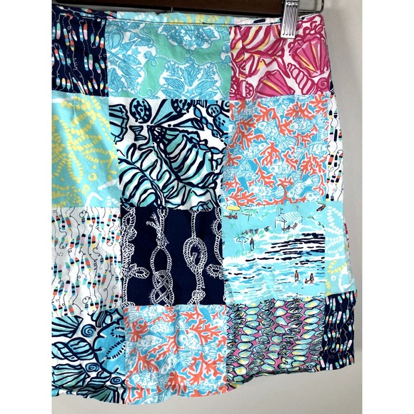 Lilly Pulitzer Women's Skirt Patchwork Nautical Size 0 - Picture 3 of 12